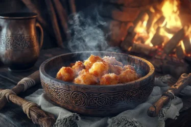 recette Beignets d’algues des fjords et oignons brûlés