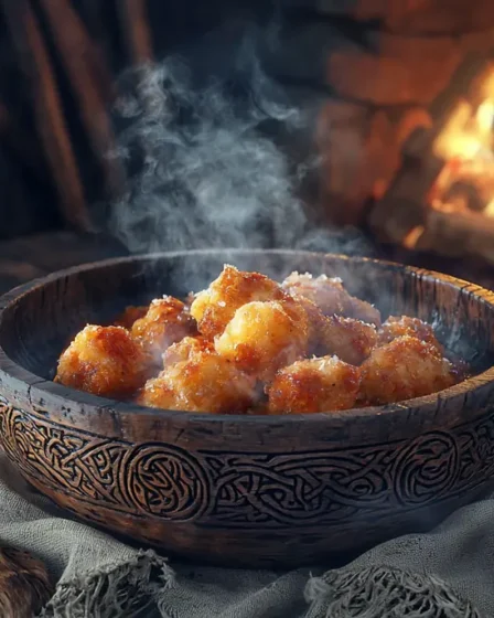 recette Beignets d’algues des fjords et oignons brûlés