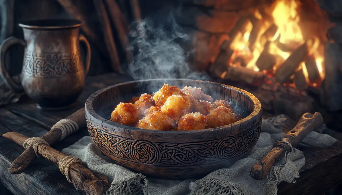 recette Beignets d’algues des fjords et oignons brûlés