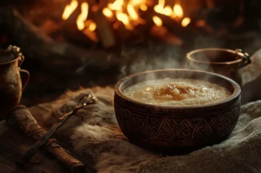 recette Crème d’orge au miel et noisettes grillées