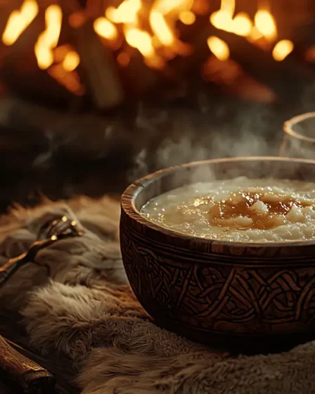 recette Crème d’orge au miel et noisettes grillées