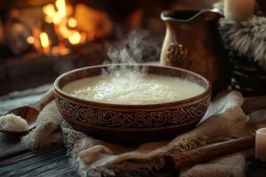 recette Lait fermenté au miel et baies rouges
