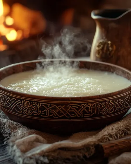 recette Lait fermenté au miel et baies rouges