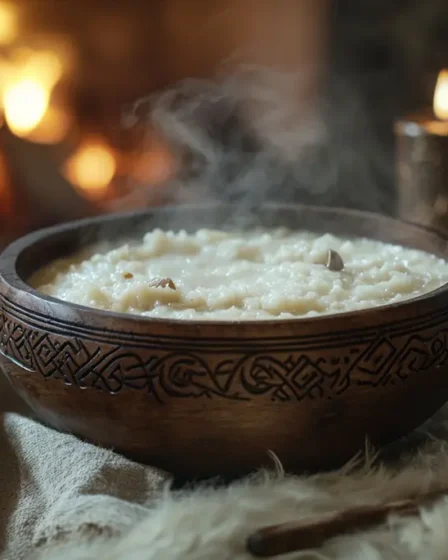 recette Mousse de pois cassés à la cendre de bois