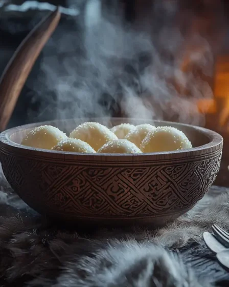 recette Oeufs pochés sur lit de mousse de mousse (lichen)
