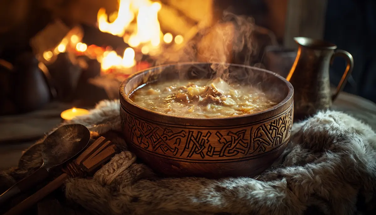 recette Soupe fumée de pois chiches aux écorces de pin