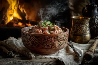 recette Tartare de hareng fumé aux airelles