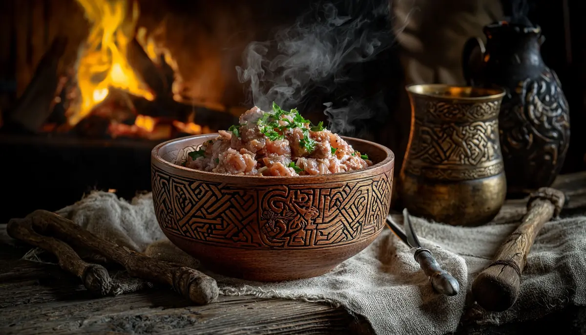 recette Tartare de hareng fumé aux airelles