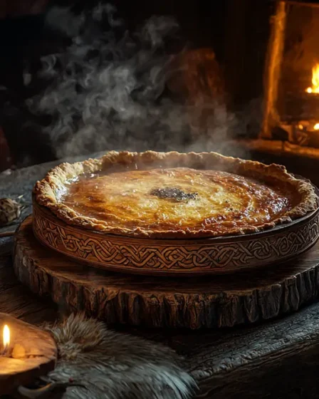 recette Tarte rustique à la rhubarbe sauvage