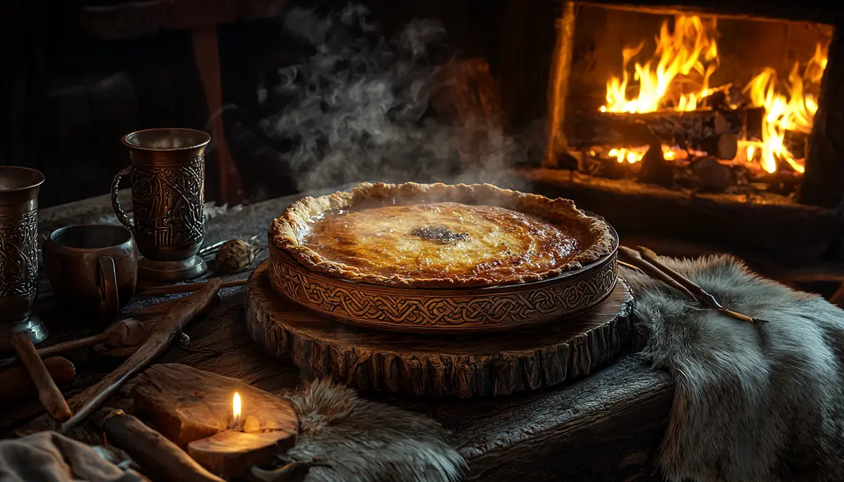recette Tarte rustique à la rhubarbe sauvage