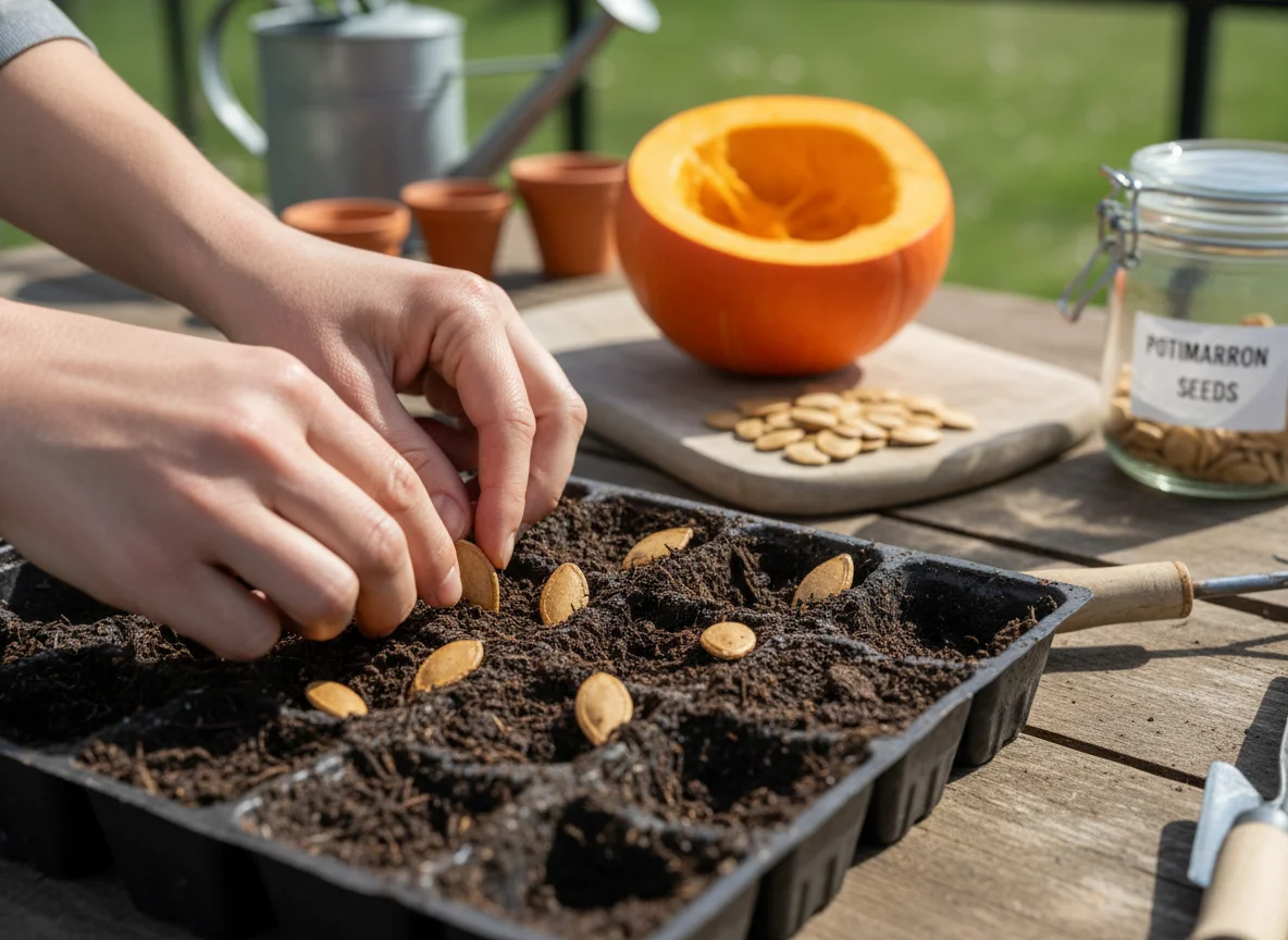 Comment planter des graines de potimarron séchées avec succès ? - Image 1