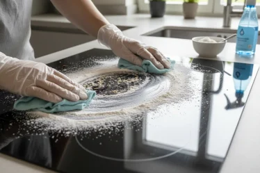 Nettoyer une plaque à induction au bicarbonate : La méthode douce - Image 1