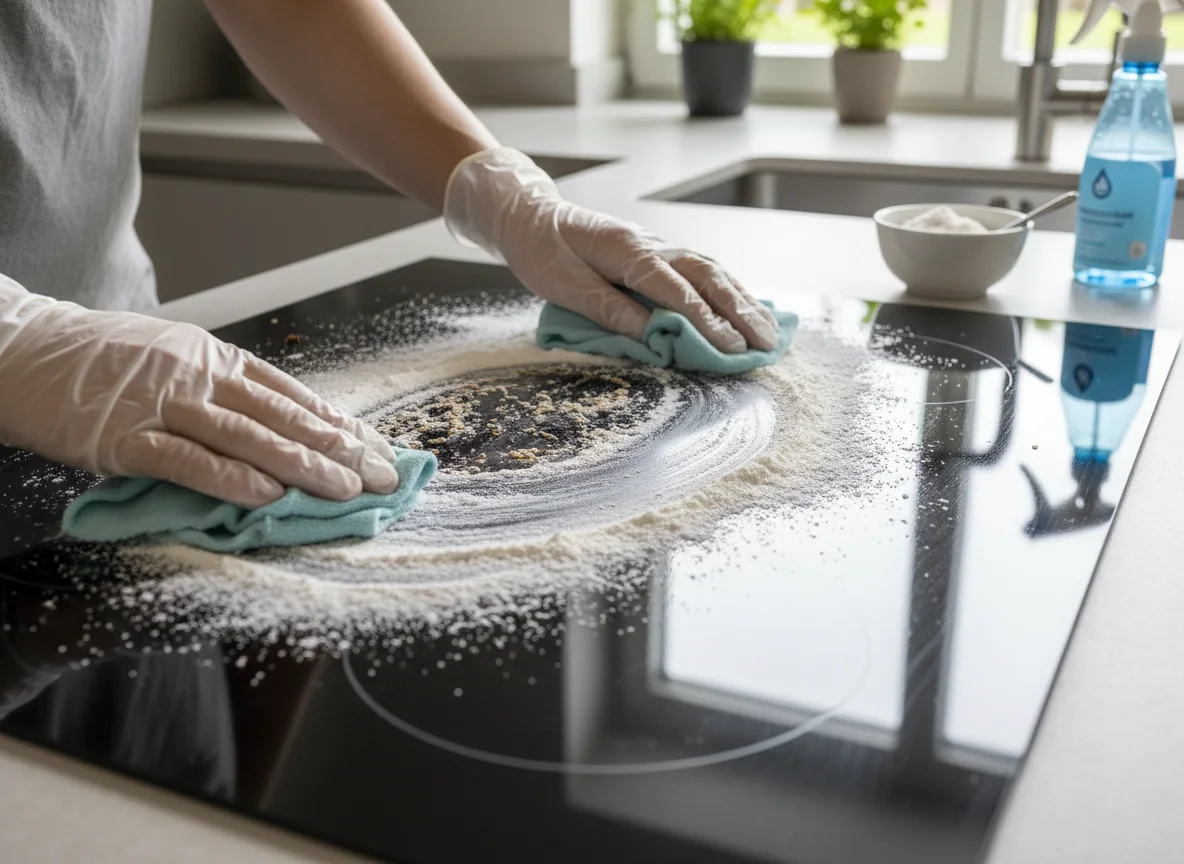 Nettoyer une plaque à induction au bicarbonate : La méthode douce - Image 1