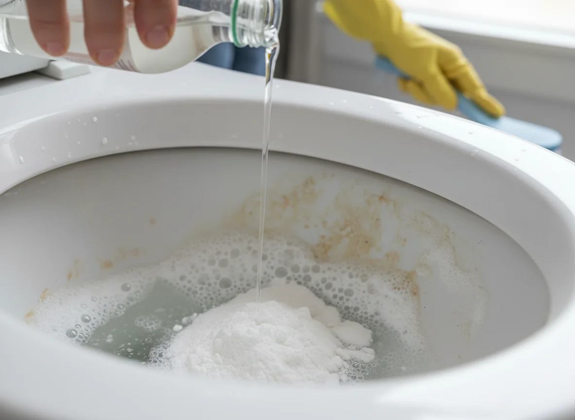 Vinaigre blanc et bicarbonate de soude pour WC : Le duo détartrant - Image 1