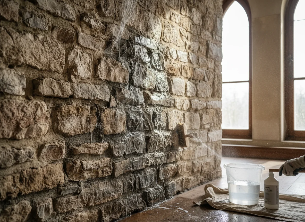 Nettoyer un mur en pierre intérieur : Produits et techniques - Image 1