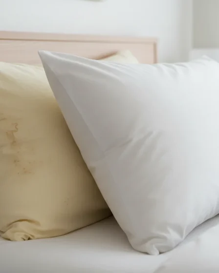 Nettoyer un oreiller jauni : Comment lui rendre sa blancheur ? - Image 1