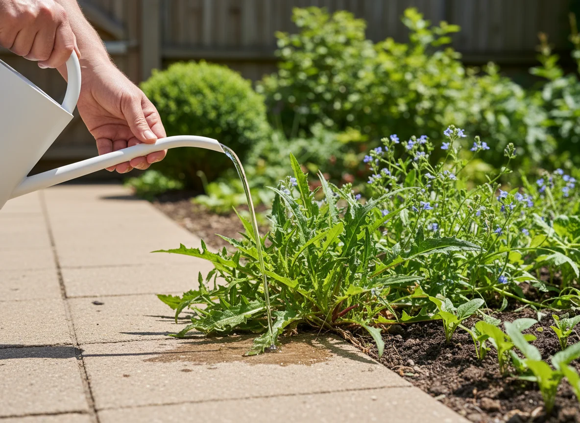 Utiliser du gros sel pour désherber : Efficacité et impact sur le sol - Image 2