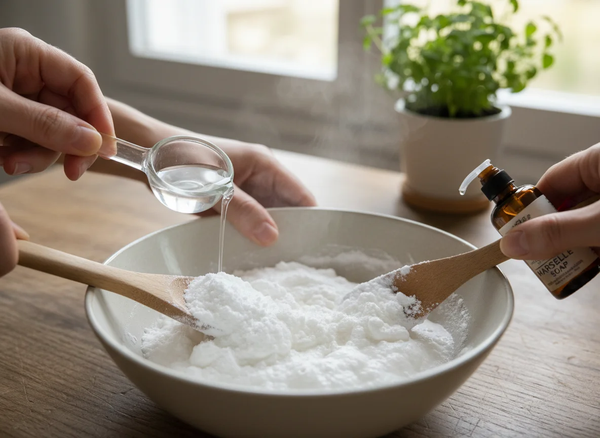 Nettoyer une chaussure blanche en tissu au bicarbonate : L'astuce - Image 2