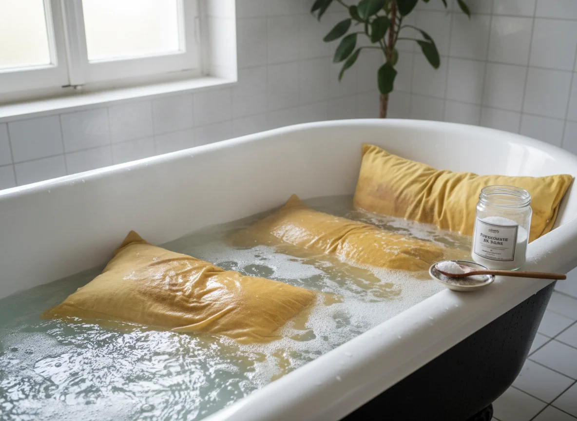 Nettoyer un oreiller jauni : Comment lui rendre sa blancheur ? - Image 2
