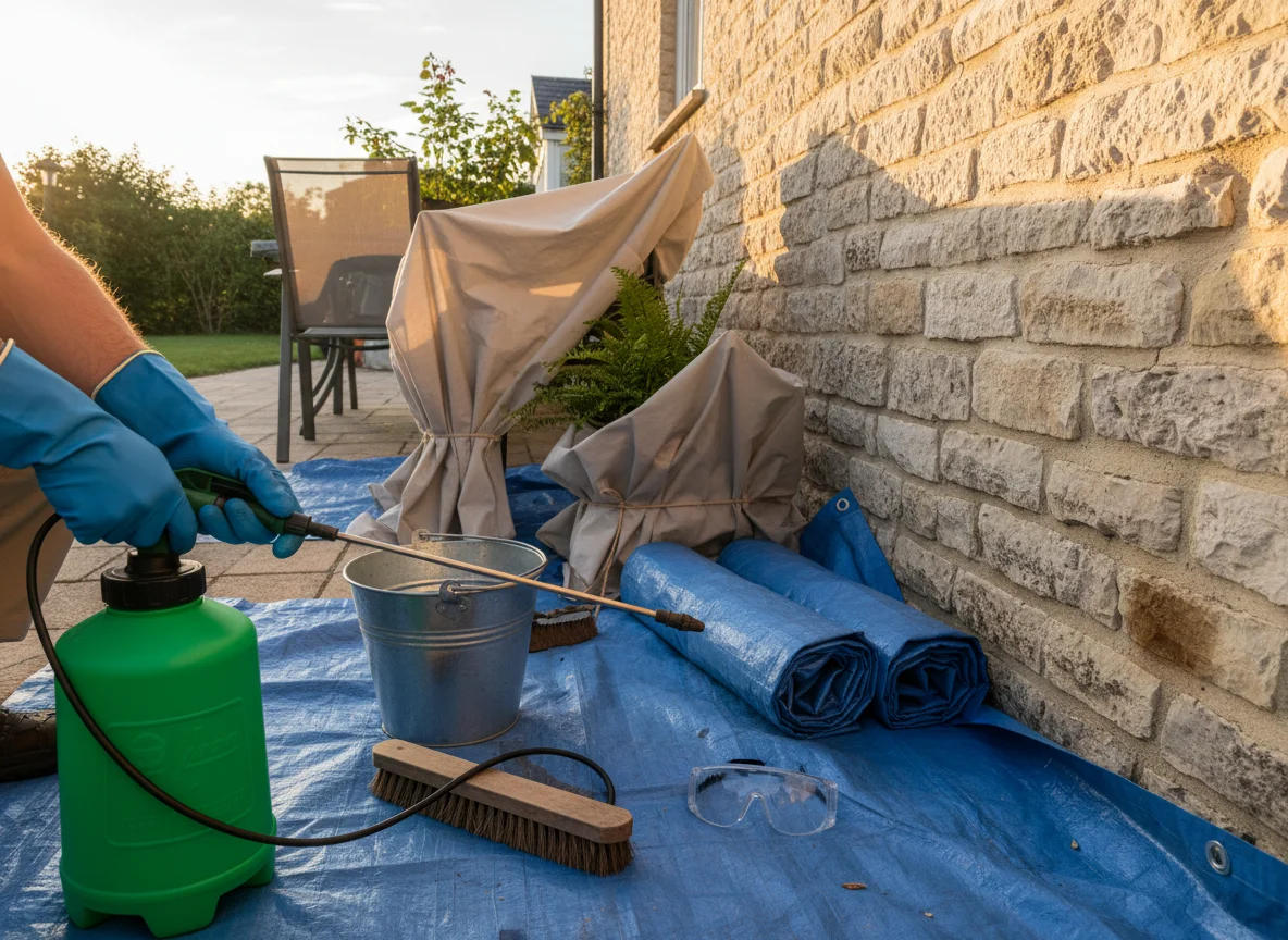 Nettoyer un mur extérieur au vinaigre blanc : Mode d'emploi - Image 2