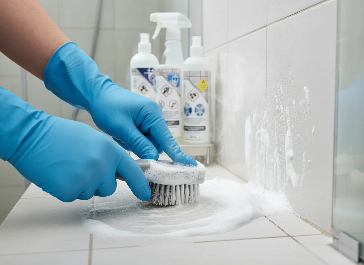 Comment blanchir les joints de douche noircis ou jaunis ? - Image 3