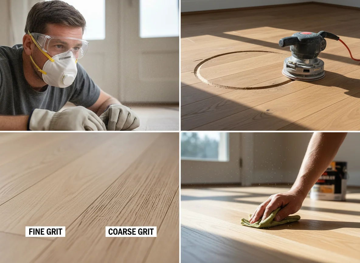Rénover un parquet massif abîmé : Ponçage et finition - Image 4