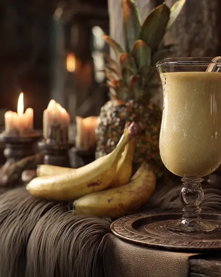recette smoothie ananas banane
