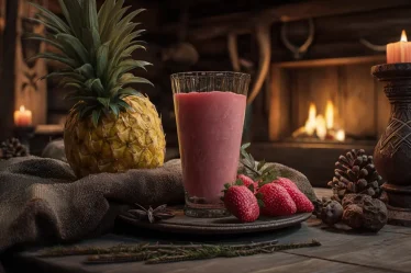 recette smoothie ananas fraise