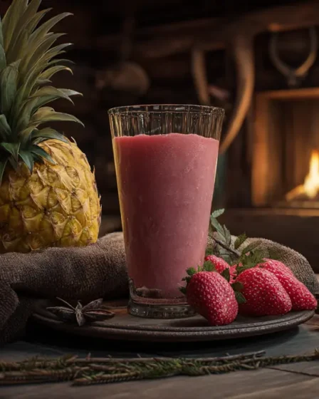 recette smoothie ananas fraise