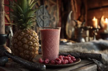 recette smoothie ananas framboise