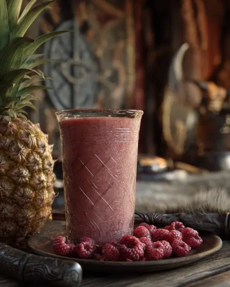 recette smoothie ananas framboise