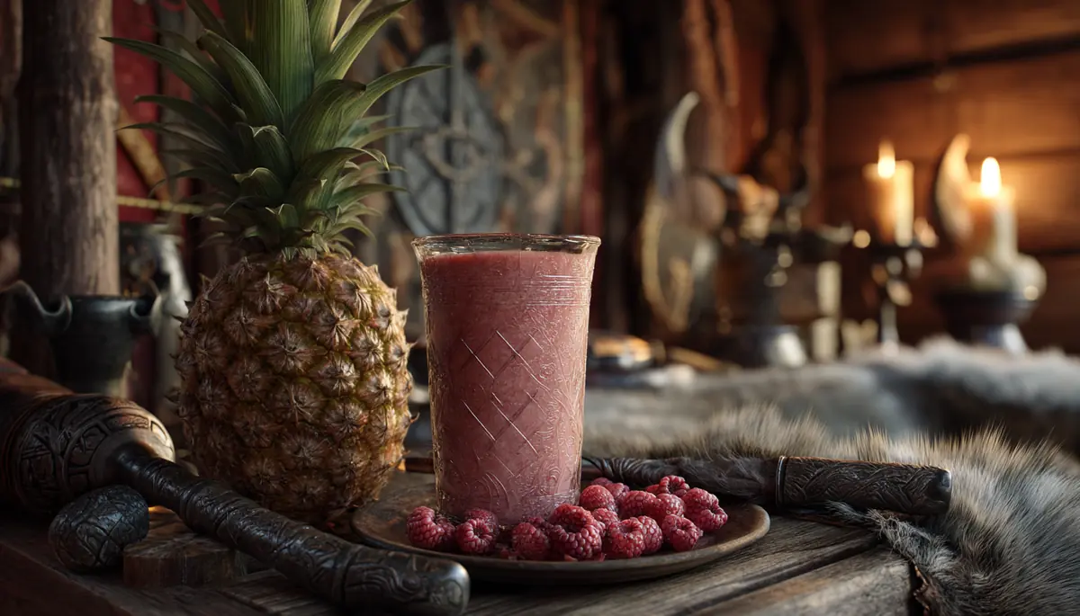 recette smoothie ananas framboise
