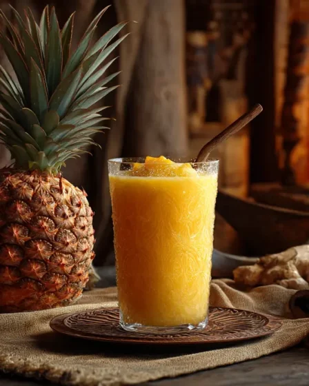 recette smoothie ananas orange