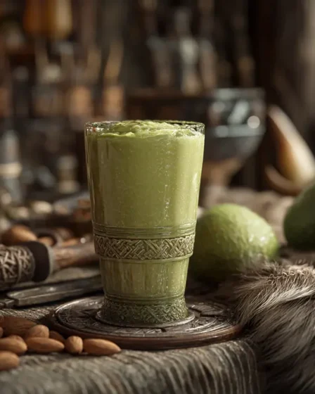 recette smoothie avocat banane amande