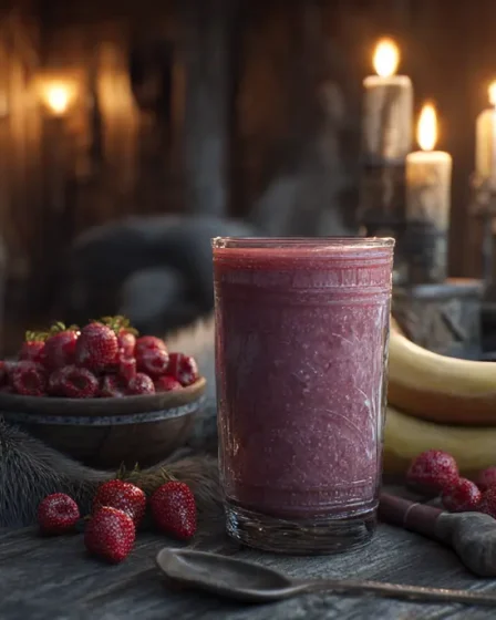 recette smoothie banane fraise