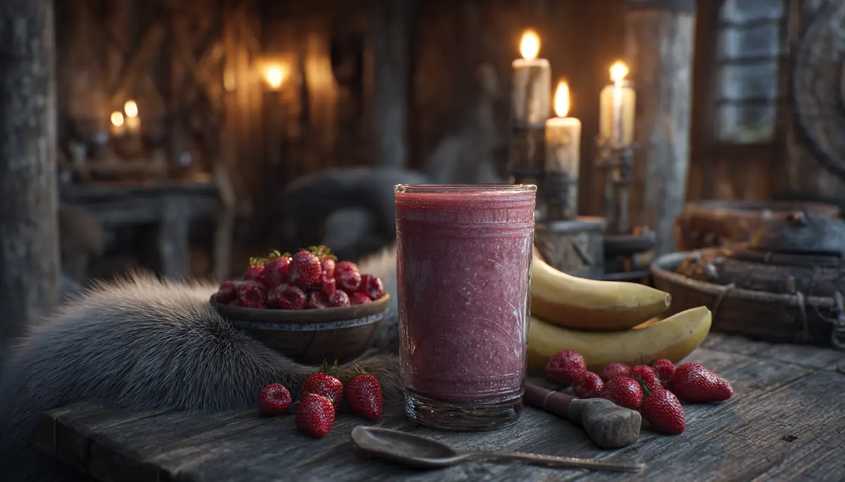recette smoothie banane fraise