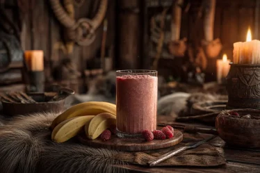 recette smoothie banane framboise