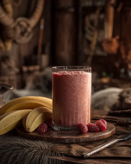 recette smoothie banane framboise