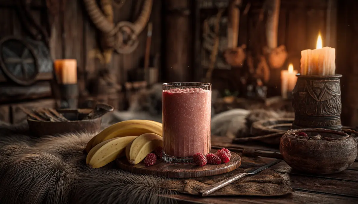 recette smoothie banane framboise