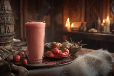 recette smoothie fraise
