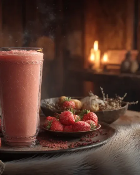 recette smoothie fraise
