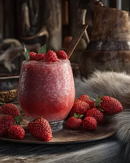 recette smoothie fraise framboise