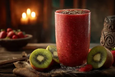 recette smoothie fraise kiwi