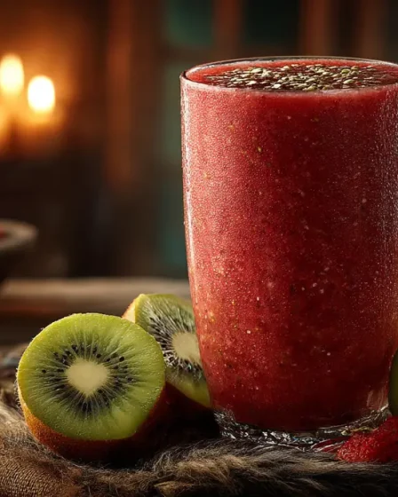 recette smoothie fraise kiwi