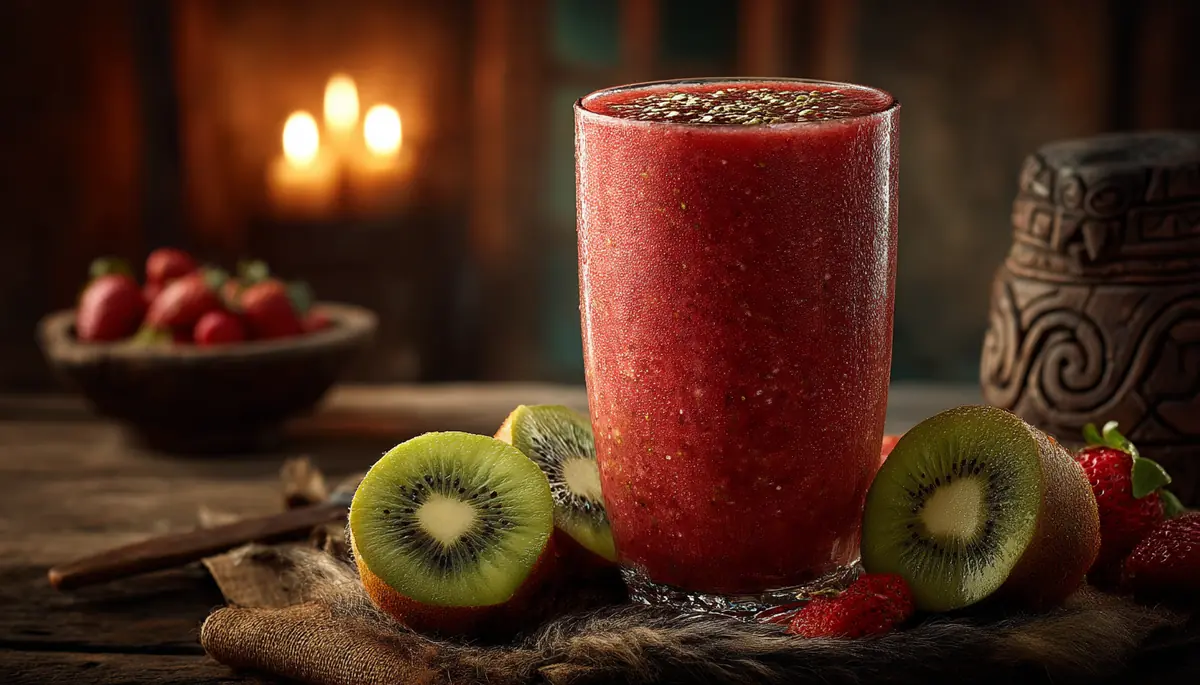 recette smoothie fraise kiwi