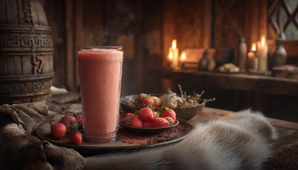 recette smoothie fraise