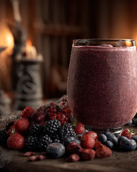 recette smoothie fruits rouges