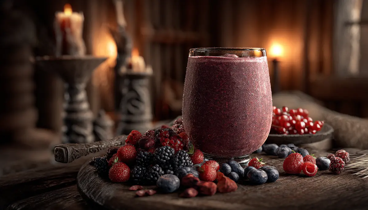 recette smoothie fruits rouges