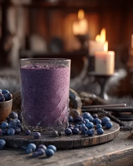 recette smoothie myrtille