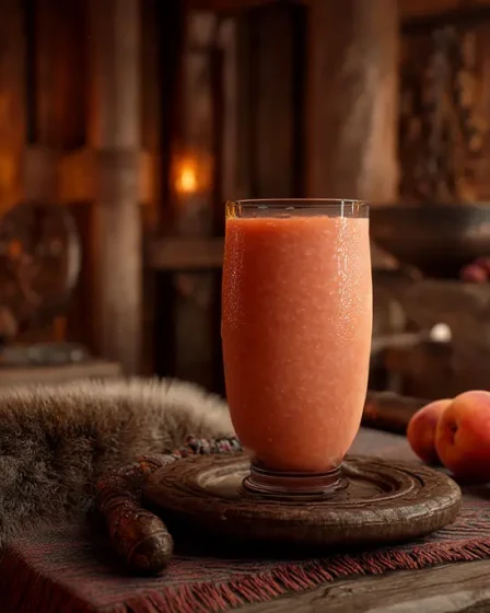 recette smoothie pêche